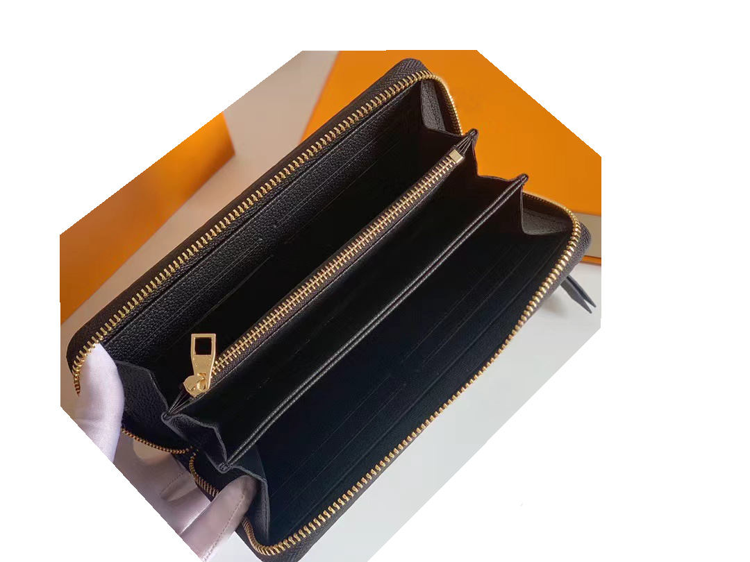 high quality Luxurys Designer Ladys Purse cards bag Fashion Wallet womans Classic Genuine Leather Wallets Credit Card mini Coin Purses With Box Dust Bags