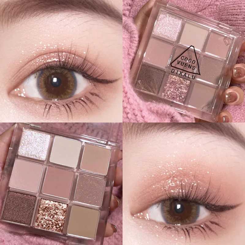 9 Colors Women Eyeshadow Palette New Beauty Matte Pearl Eye Shadow Cosmetics Korean Cheap Makeup for Women Free Shipping zxx240720