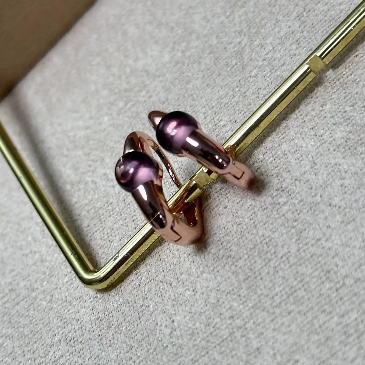 6mm Round Womens Earrings High Quality Amethyst Earrings Candy Color Earrings Fashion Jewelry 240710