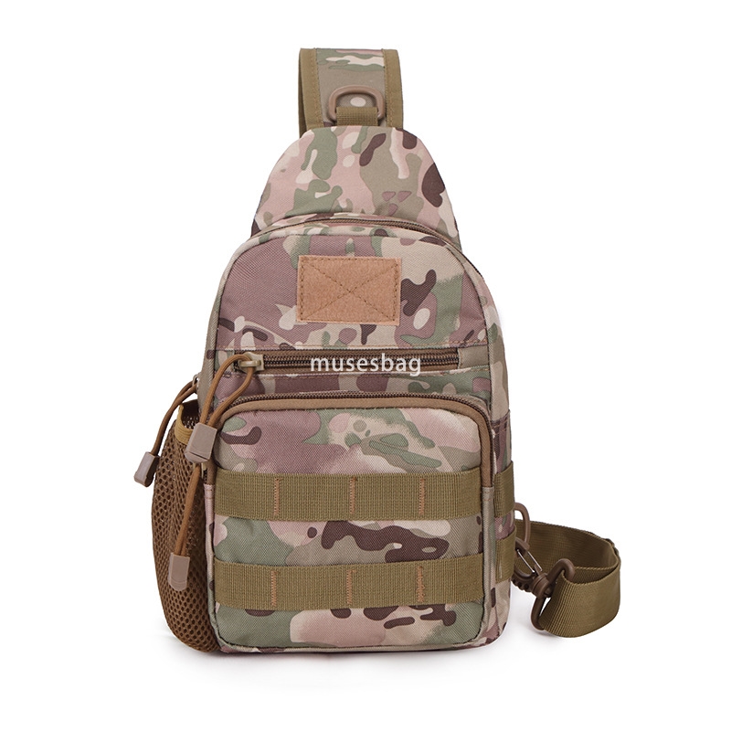 New sports waist bag tactical small chest bag camouflage outdoor sports bag single shoulder crossbody single shoulder bag