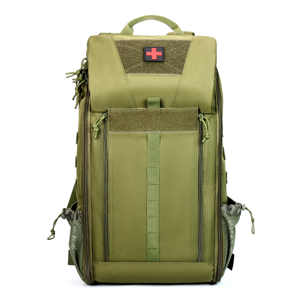 New Oxford Cloth Tactical Outdoor Medical Backpack Large Capacity Camping Mountaineering Backpack First Aid Bag Multi functional Storage Bag