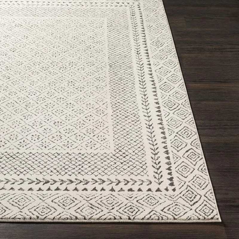 Livabliss Melodie Boho Farmhouse Area Rug Living Room Carpet Home