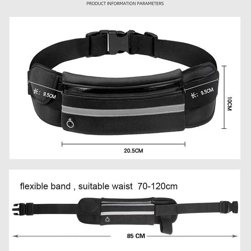 Sports Fanny Pack Women Running Waist Bag Men Belt Bag Phone Gym Bags Water Hydration Backpack Running Cycling AccessoriesXJ240720