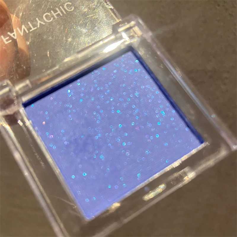 Mini Monochrome Eyeshadow Palette Green Blue Purple Matte Glitter Shadow Contour Powder Pigment Eye Base Beauty Festival Makeup zxx240720