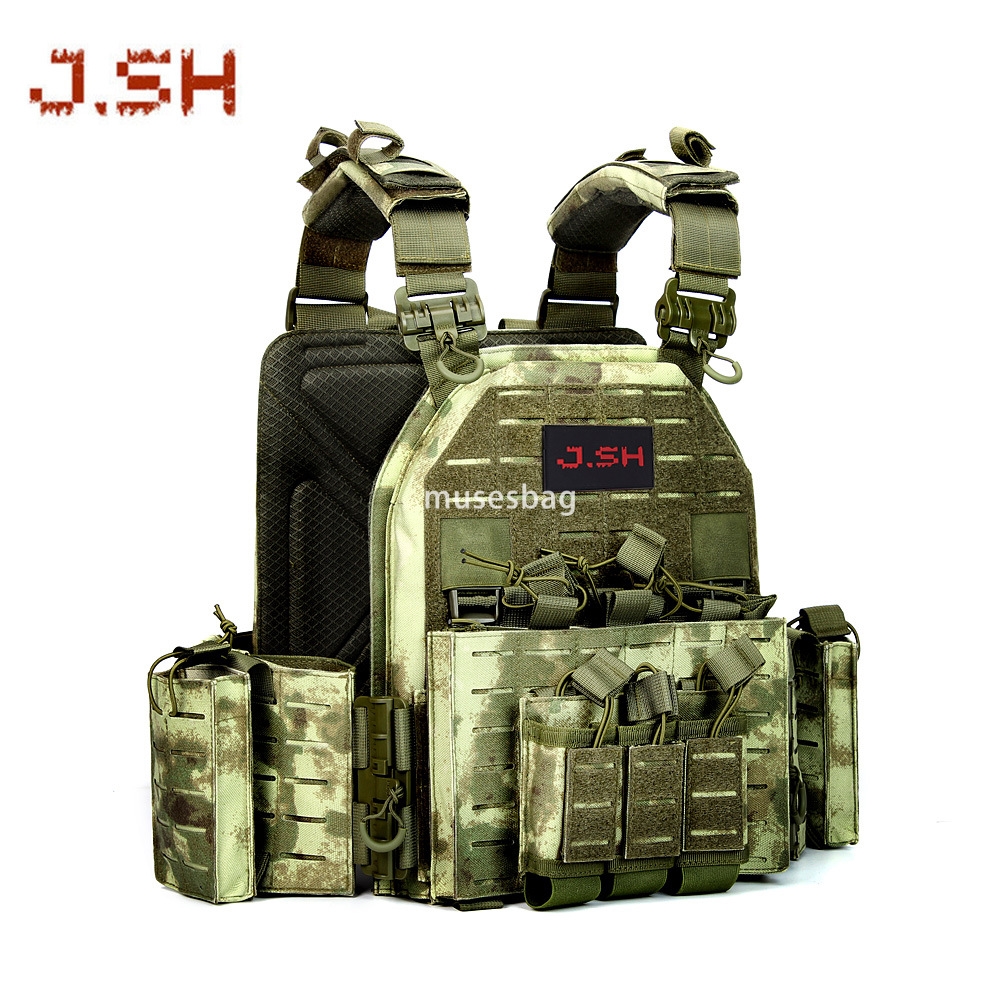 New nylon material tactical vest for outdoor military fans CS protective equipment combat vest men's quick take off training suit