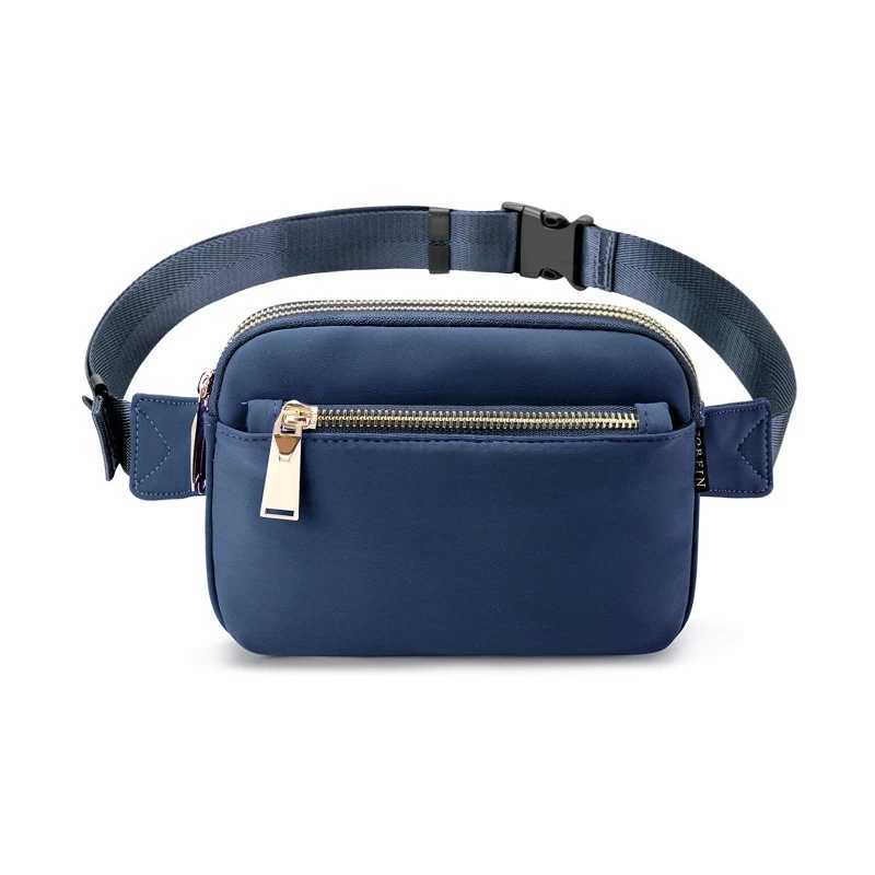 Fanny Pack Womens Waist Bag Fashion Belt Bags Women Waist Pack Dual Zipper Waterproof Crossbody Bag Ladies Bum Hip BagXJ240720