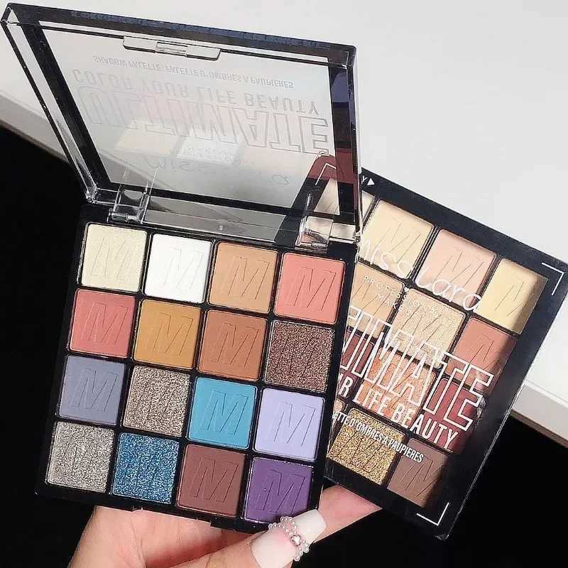 Professional Makeup Ultimate Shadow Palette Rich Color Eyeshadow 16 Stunning Shades for Lasting Colorful Cosmetic Glitter Matte zxx240720