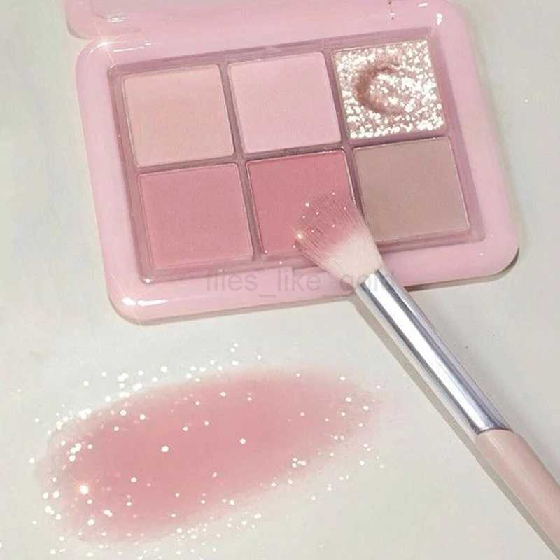 New Pink Glitter Eyeshadow Palette Matte Shimmer Orange 6 Color Summer Ice Cream Color Eye Shadow Makeup Palette Korean Cosmetic zxx240720