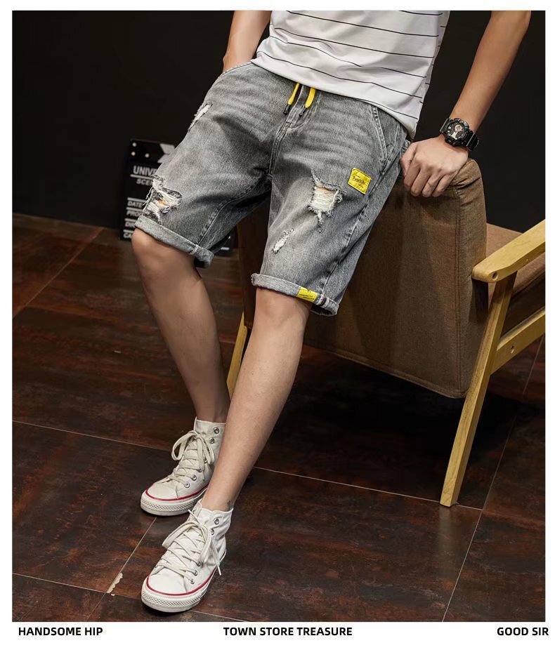 designer Men's Jeans purple jeans Denim Trousers Mens Purple Jeans shorts Jean men Pants Straight Design Retro Streetwear PURPLE brand jeans shor