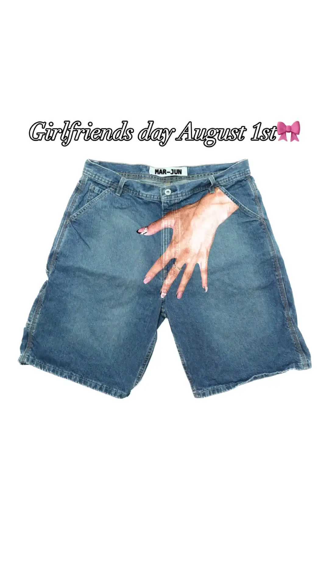 Hip Hop Y2K Shorts Pants Mens Hand Graphic Print Vintage Baggy Denim Gym Shorts New Harajuku Gothic Sweatpants Basketball Shorts M240720