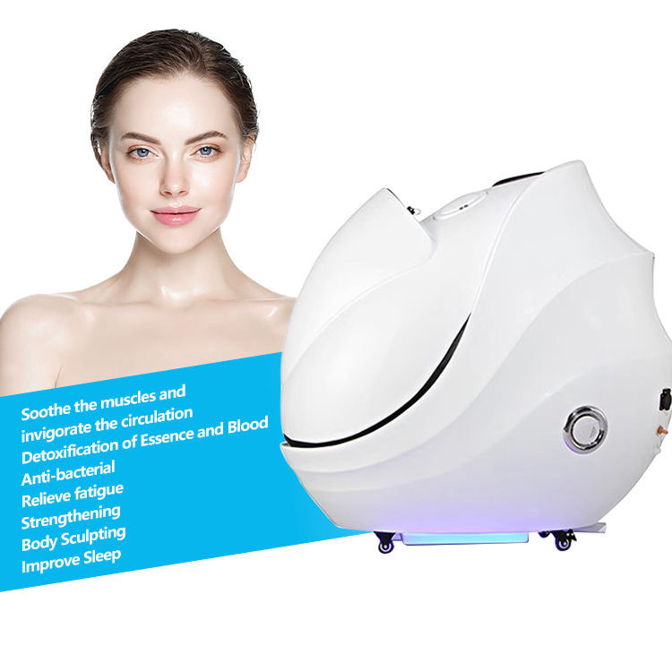 Professional Facial Steamer Far Infrared Sauna Fumigation Ozone Water Sprayer Spa Sprayer Thermal Fogger Body Detox Slimming Collagen Production Cabin