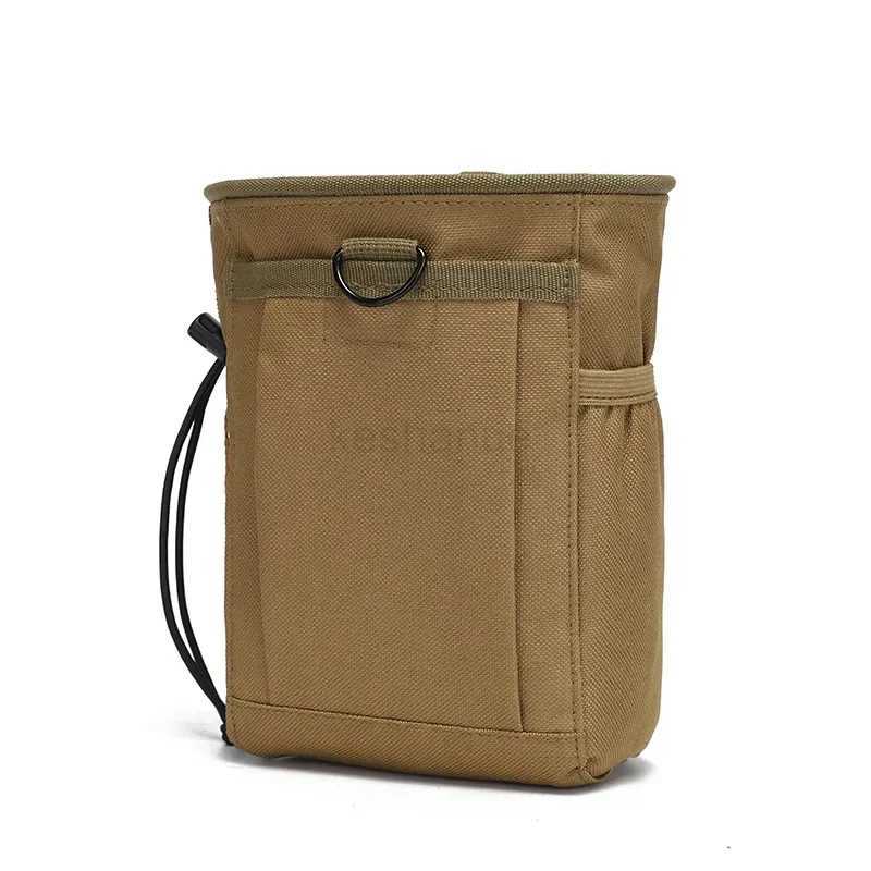 600D Nylon Portable Recycling Bag Outdoor Molle Pouch Military Backpack Hanging Bag Waist Sports Hunting Tactical BagXJ240720
