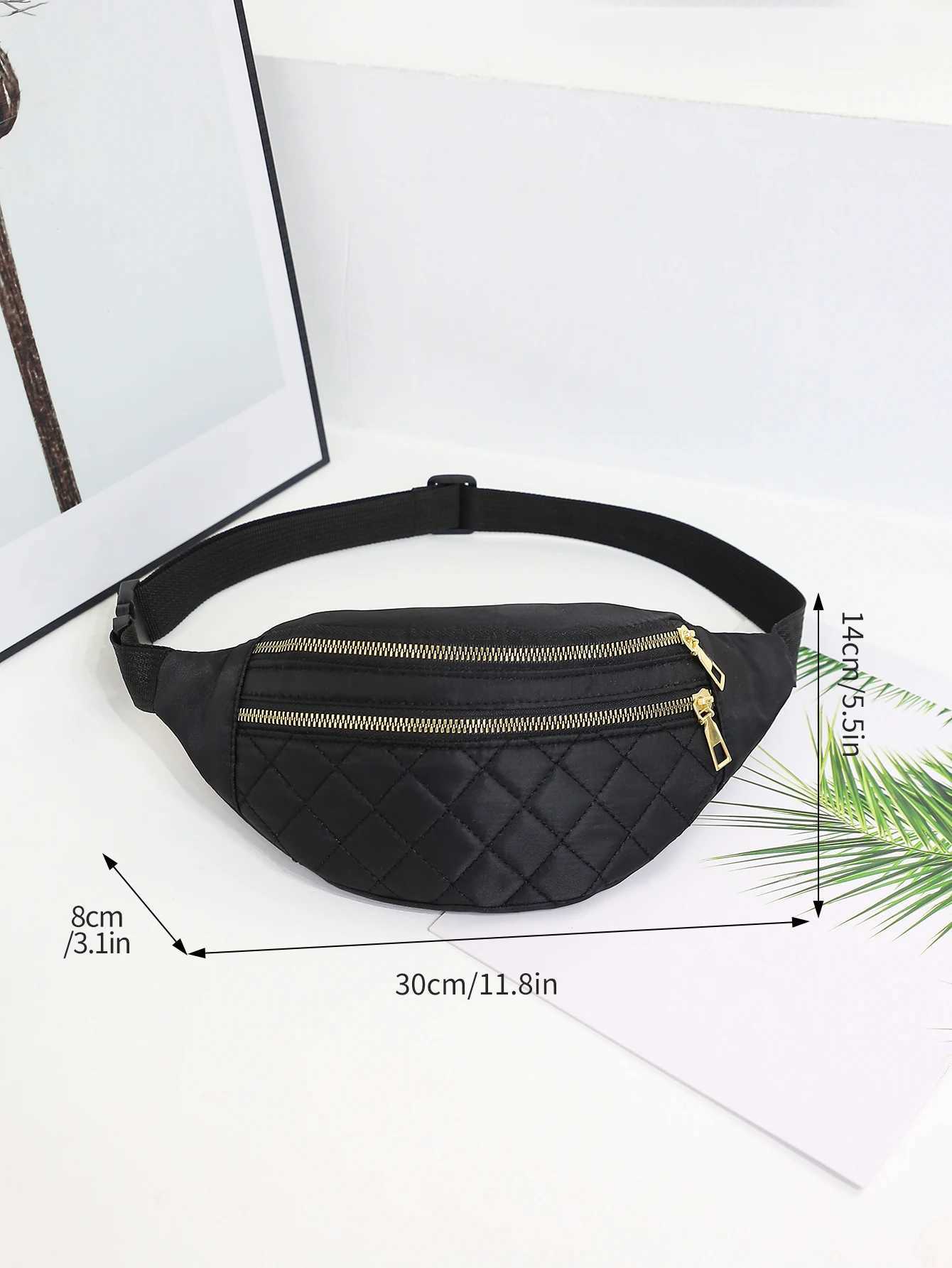 Women Waist Bag Fanny Pack Chest Bags Hip Bum Bag Ladies Travel Belt Bag Crossbody Money Pouch Chest Bags Belt Purse PocketXJ240720