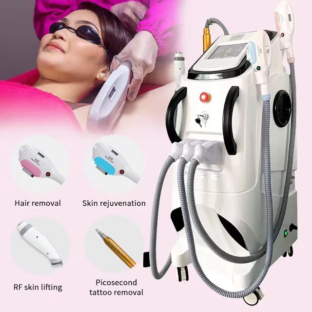 4 in 1 ipl skin rejuvenation Opt Hair Removal picosecond tattoo Skin Rejuvenation carbon professional laser ipl hair remover