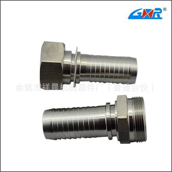 Manufacturer supplied XC-4H CNC precision stainless steel threaded sleeve pipe joint wholesale