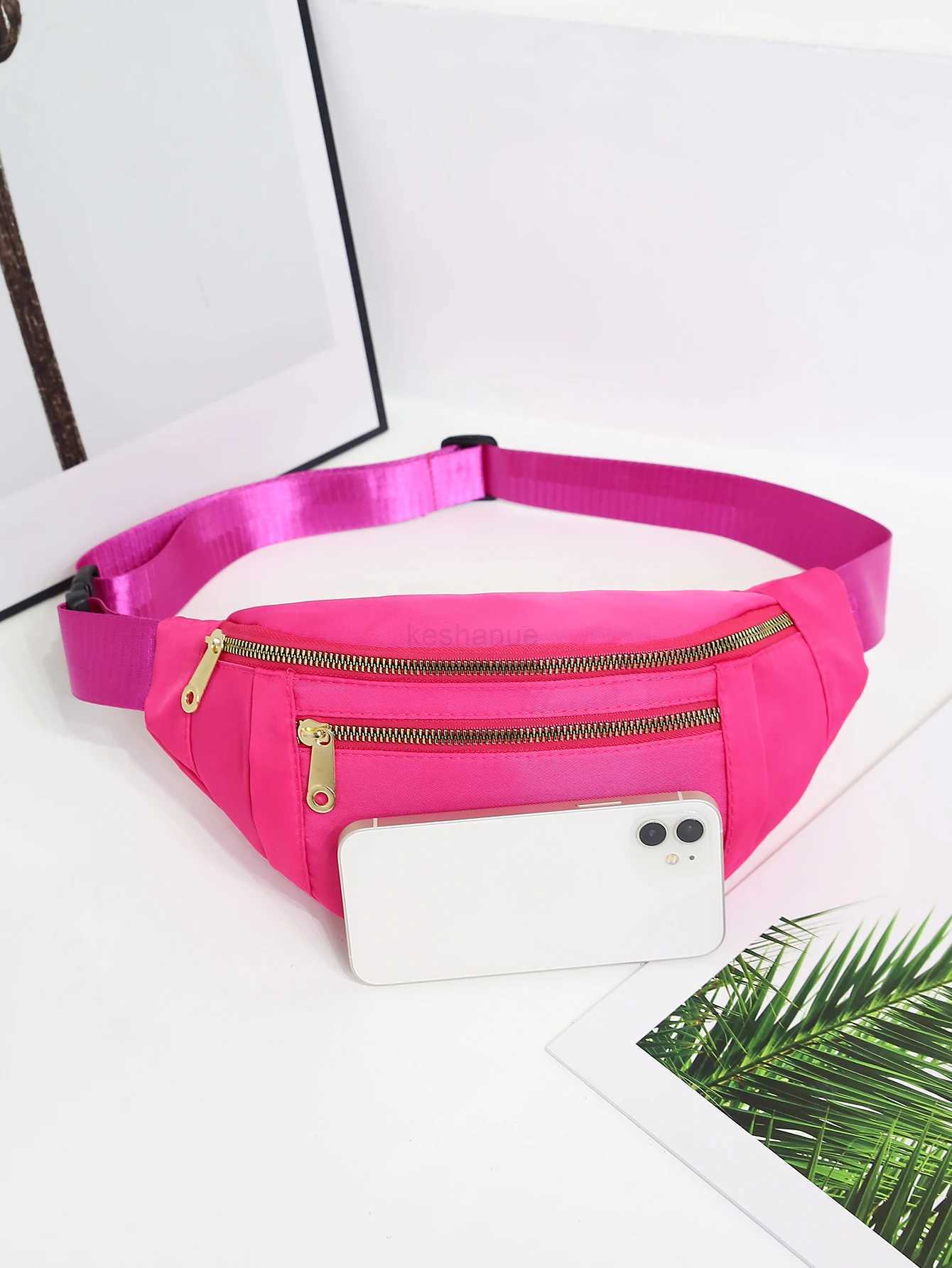 Fanny Packs Small Crossbody Sling Bag for Women Adjustable Strap Fashion Chest Belt Bum Bag Sports Workout Traveling Waist BagXJ240720