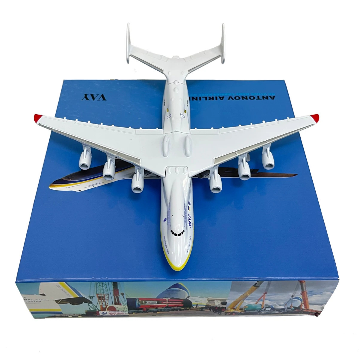 20CM die cast alloy Antonov An-225 Mriya aircraft model with 1/400 scale 240716