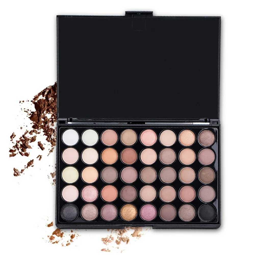 Eye Makeup Nudes Palette 40 Color Matte Eyeshadow Glitter Powder Eye Shadows Brush Set Stamps Pigment zxx240720