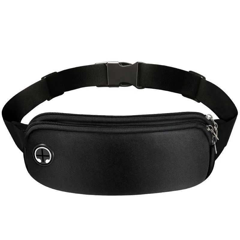 Sports Fanny Pack Women Belt Bag Men Running Waist Bag Phone Black Gym Bags Running Accessories Jogging Run Cycling BagXJ240720