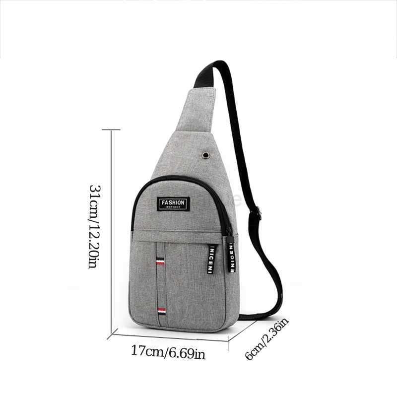 Fashionable and Trendy Lightweight Single Minimalist Shoulder Crossbody Bag for Men with Large Capacity for Leisure and SportsXJ240720