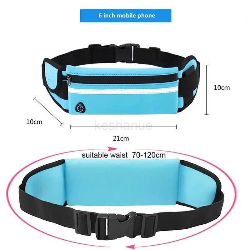 Running Bag Women Waist Bag Belt Bag Men Sports Fanny Pack Mobile Phone Bag Gym Running Cell Phone Jogging Run Cycling BagXJ240720