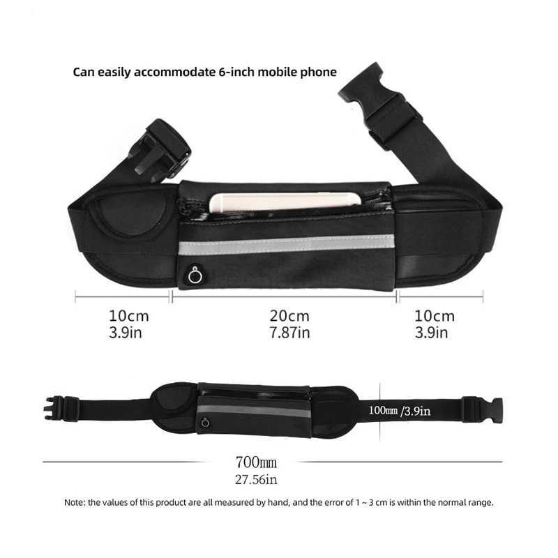 Outdoor Sports Waist Bag Waterproof Pack Close Fitting Invisible Belt Fitness Anti Theft Mobile Phone Waist Bag BottleXJ240720