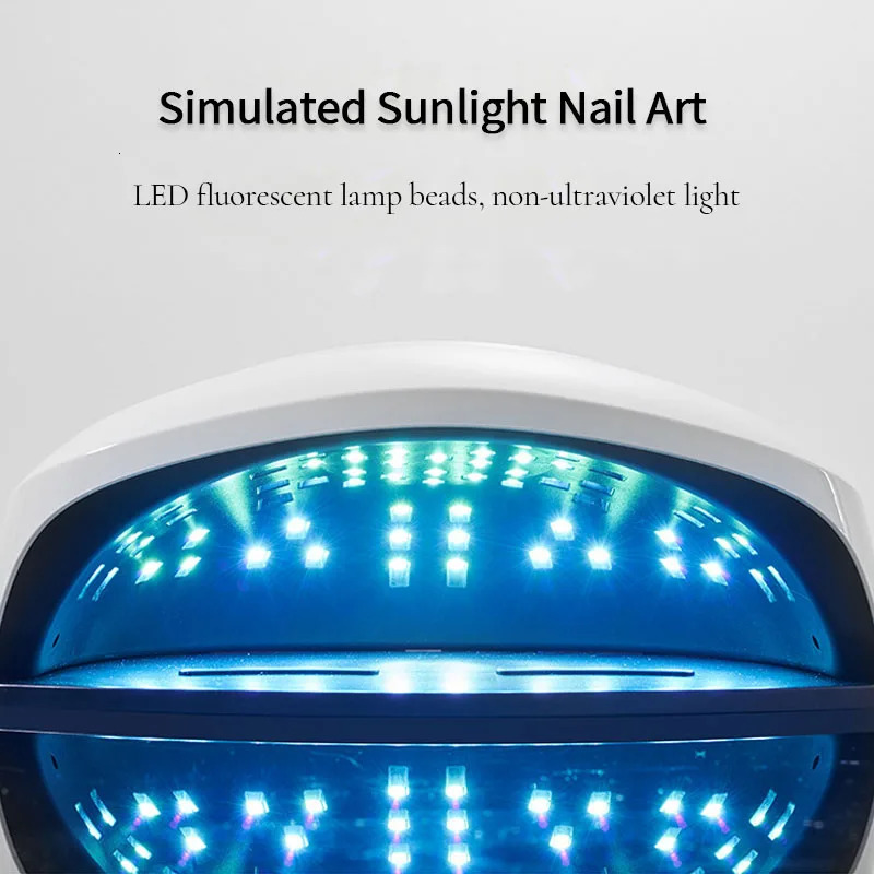 X8MAX 57 UV LEDs Professional 150W Nail Potherapy Machine Simulated Sunlight Nail Dryer Lamp Manicure Tool Salon Equipment 240719