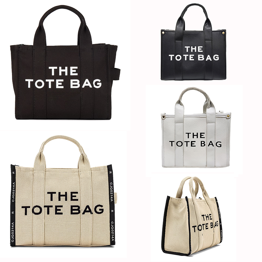 The Tote High Quality Canvas Large Book Totes Purses Designer Woman Handbag Women Bags Travel Beach Bag 6666