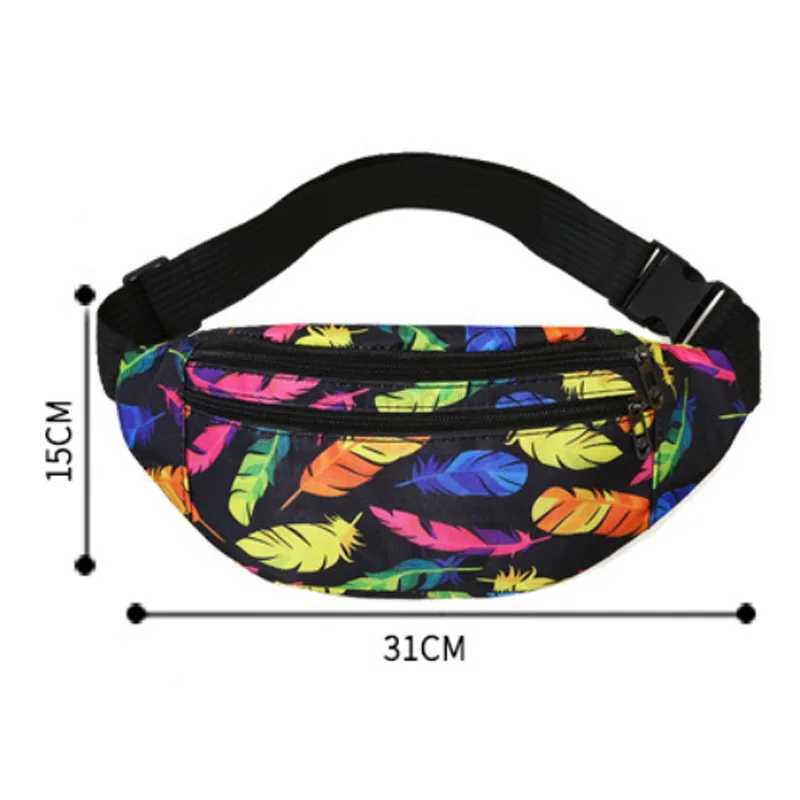 New Women Holographic Waist Bag Sport Run Fanny Pack Men Crossbody Bag Fashion Chest Bag Phone Purse Multifunction Belt Bag BumXJ240720