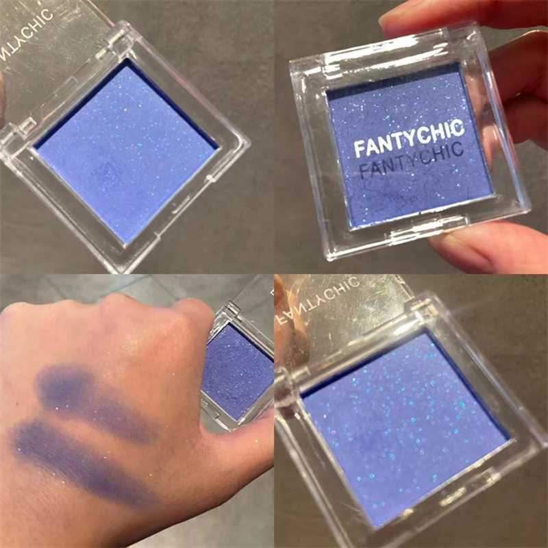 Mini monochrome eye shadow palette green blue purple matte flash outline powder pigment eye shadow basic beauty holiday makeupW240730