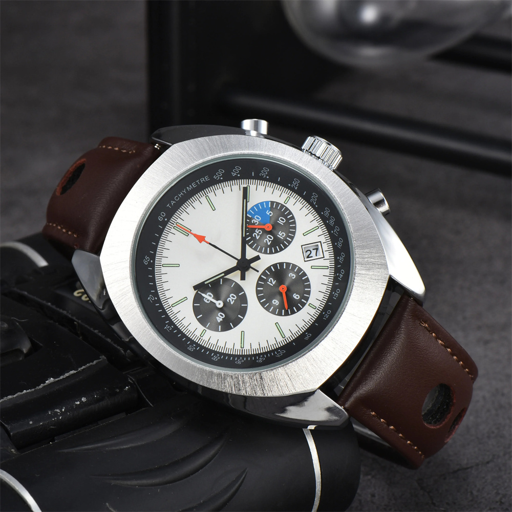 New Arrival 2024 Sport Style Watches for Men Luxury Quartz Wristwatch Daily Waterproof Automatic Date Chronograph High Quality AAA Male Clocks