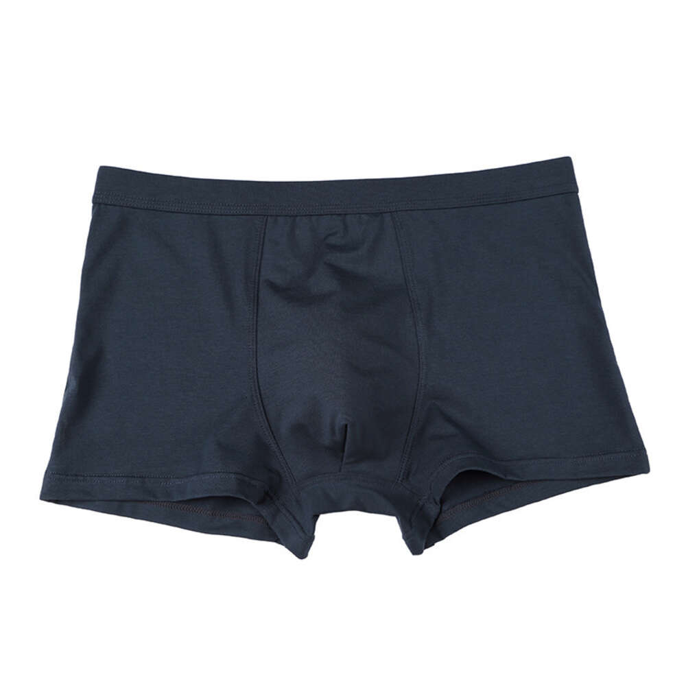 Plus Size Odell Pure Underwear, Simple Solid Color Men's Boxer Shorts, 50 Count Breathable Cotton Underwear for Men Underwear Mutande Calecon Des