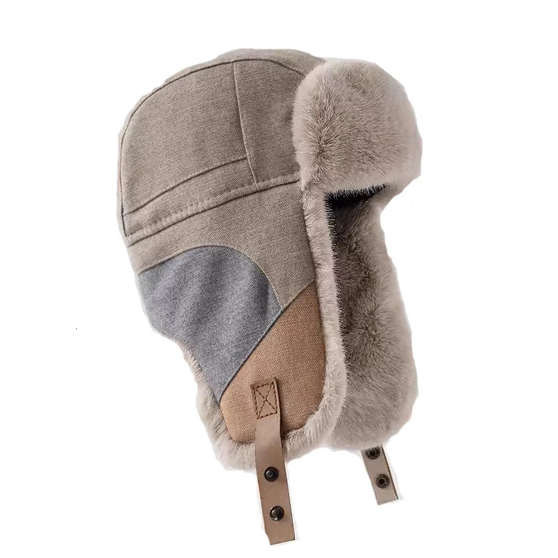 Lei Feng Hat Womens Winter Warm Ear Protection Hat Mens Cycling Windproof Hat Cold Northeast Hat Korean Fashion Style Gift 240712