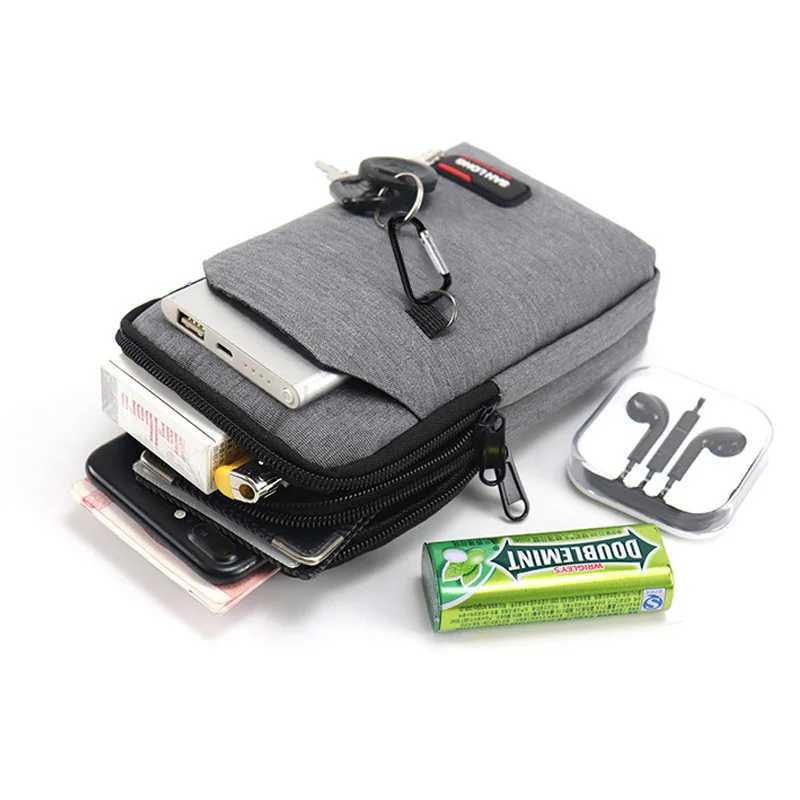 New Mens waist bag Crossbody bag Outdoor Waterproof Military Waist pack Mobile phone pouch camping hunting tactical bagXJ240720