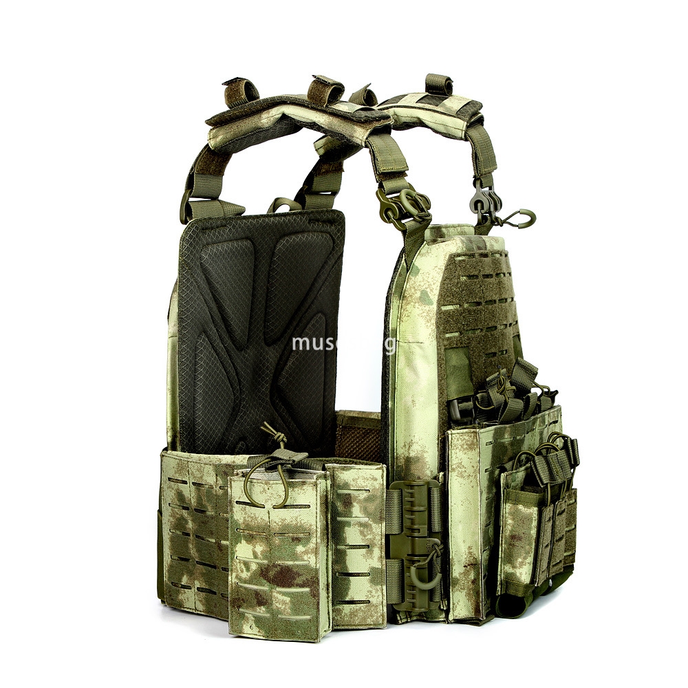 New nylon material tactical vest for outdoor military fans CS protective equipment combat vest men's quick take off training suit