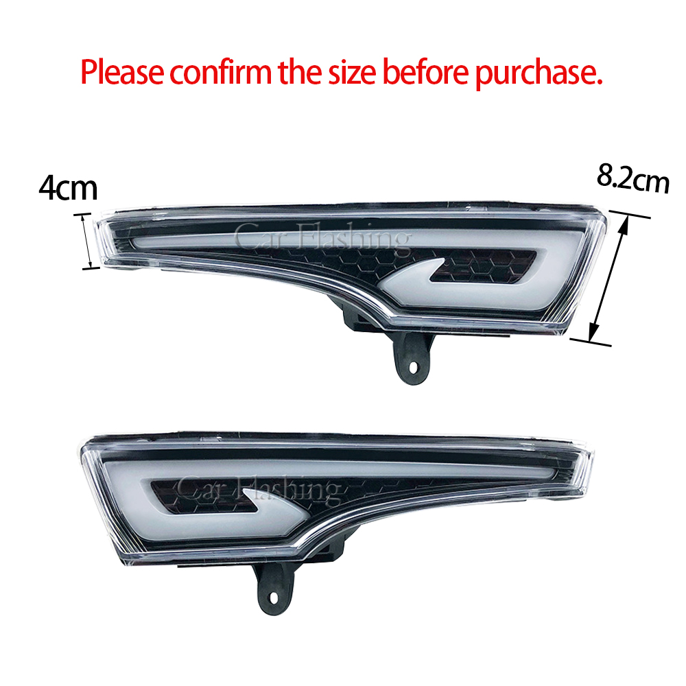 Car DRL For Nissan Altima Teana 2013 2014 2015 2016 Daytime Running Lights fog lamp cover With turn signal Daylight