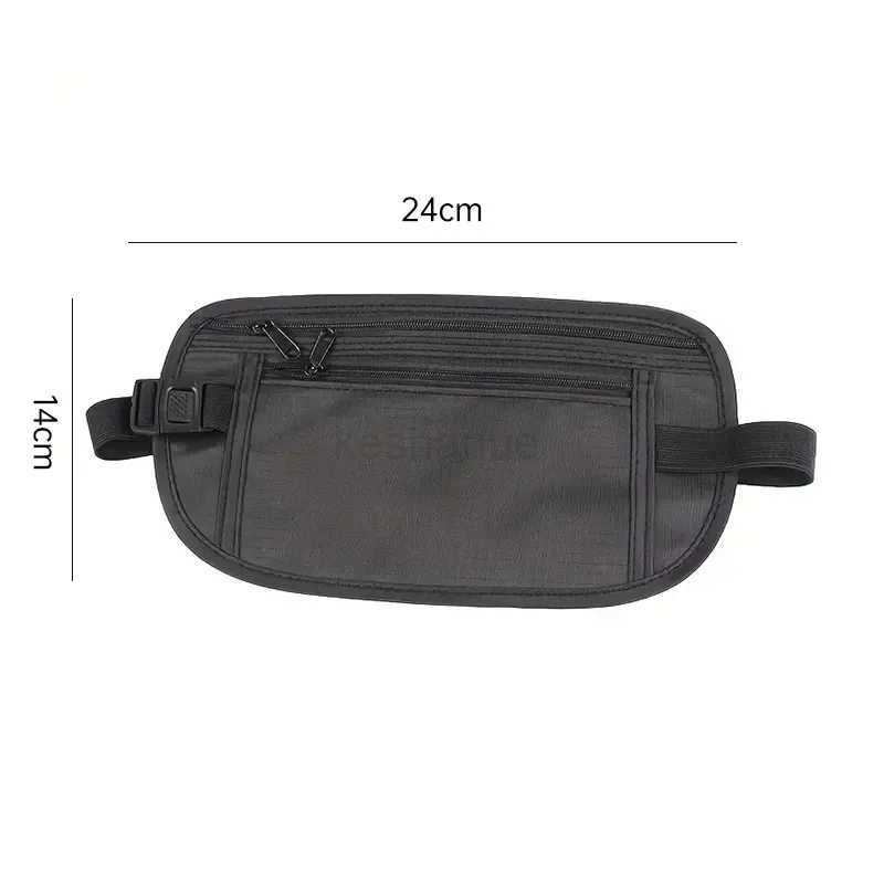 1pcWaterproof Anti-theft Invisible Running Waist Bag Multi-functional Ultra-thin Travel Cell Phone Bag For Men Women Cycling BagXJ240720