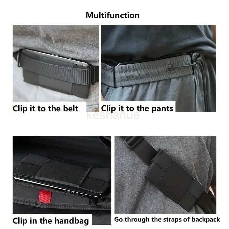 1pcs slim running phone belt bag money belt for travel hidden portable mini Fanny pack pocket belt bagXJ240720