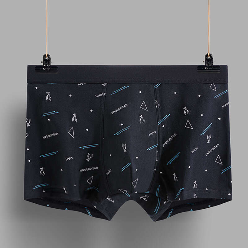 New 3D Pure Cotton Men's Printed Boxer Underwear Boxer Calecon Mens Boxers Designer Mens Underwear Designer Boxers Boxer Men Underwear Mutande