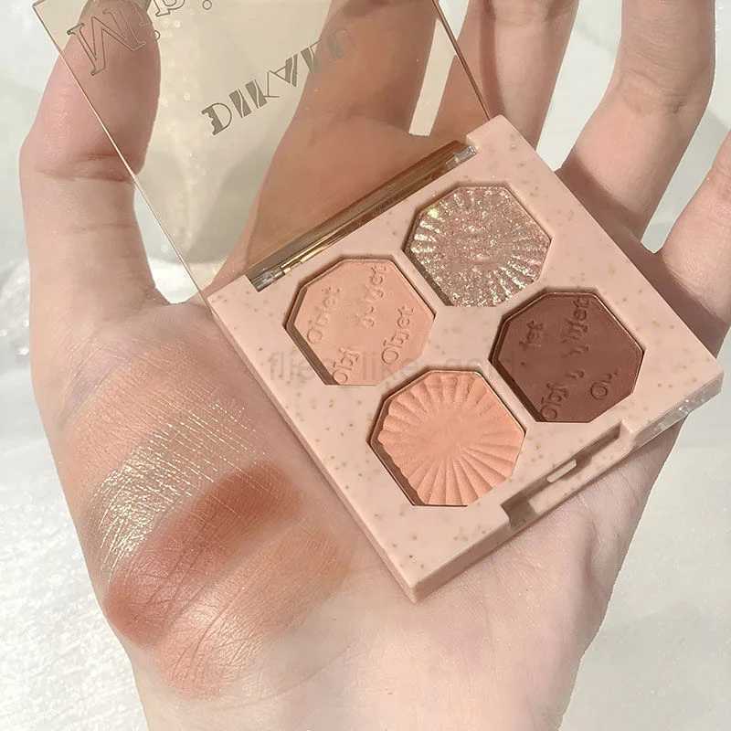 Eye shadow palette Charming female new beauty lovely girl matte high velvet pigment shimmer finish waterproof eye shadow makeupW240730