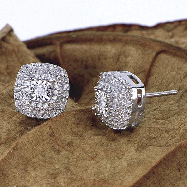 Exquisite Square Blossom Dangle Earrings Featuring Sparkling Cubic Zircons Contemporary Statement Pieces Ideal For Special Occasions