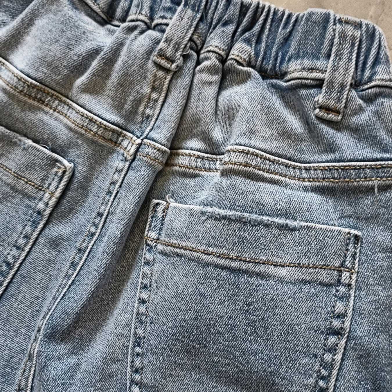 5-year childrens jeans Trouser elastic waist spring and autumn soft denim jeans childrens jeans 5109-13W240718