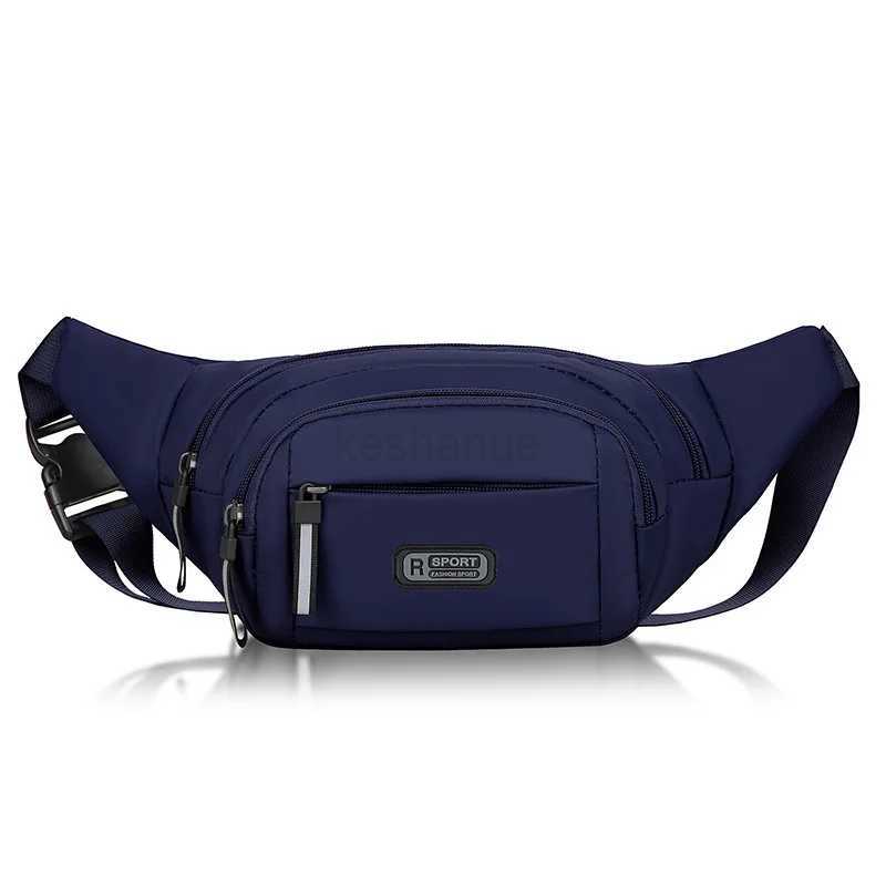 Crossbody Bag Outdoor Sports Multi Functional Waterproof Waist Bag Canvas Fit Mobile Waist Bag With Large Capacity For Men WomenXJ240720