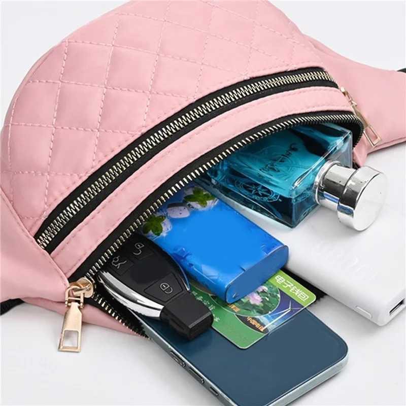 Outdoor Waterproof Sports Bag Women Pack Running Jogging Waist Bag Mobile Phone Zipper Fanny Pack Travel Chest BagXJ240720