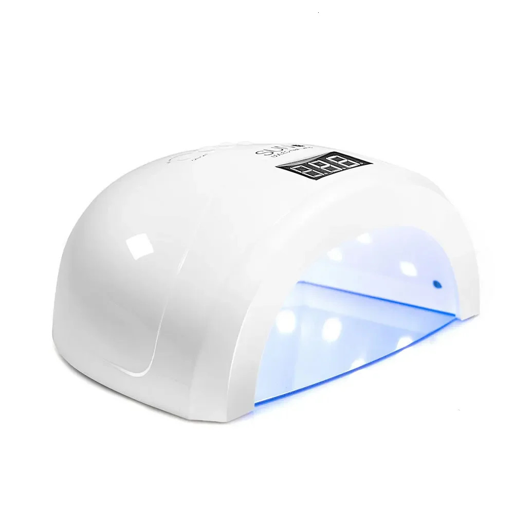 48W SUN1s UV LED Lamp Nail Dryer for All Gels 30 LEDs Polish Sun Light Timer 10/30/60s Automatic Inductio Manicure Tools 240719