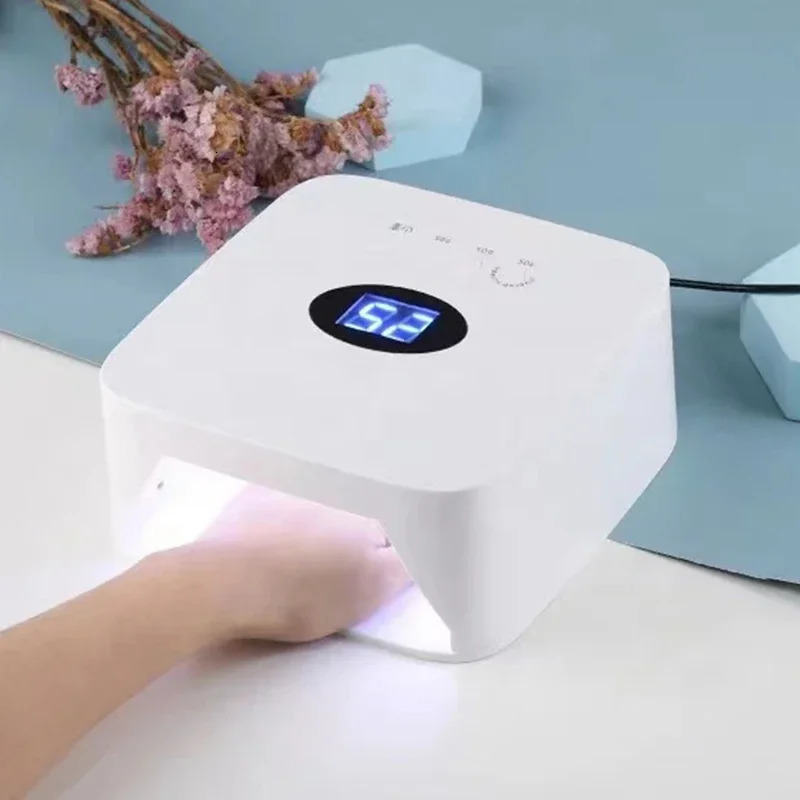 54W Rechargeable Nail Lamp Wireless Gel Polish Dryer Machine UV Light for Nails Cordless Nail UV LED Lamp 240719