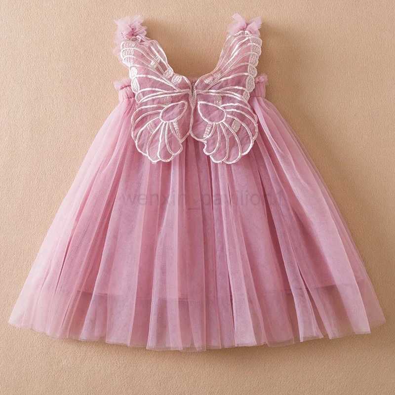 Toddler Baby Girl Dress Rainbow Sequins Tulle Tutu Vestidos 1-5 Y Kids Birthday Party Princess Set Infant Summer Sweet OutfitsXJ240720
