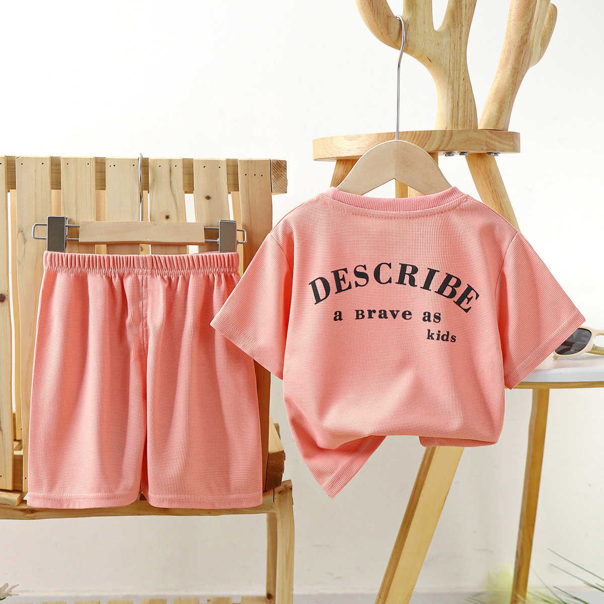 Children's short sleeve set summer new boys Korean version baby clothes boys and girls summer clothes 2024t shirt children's clothes