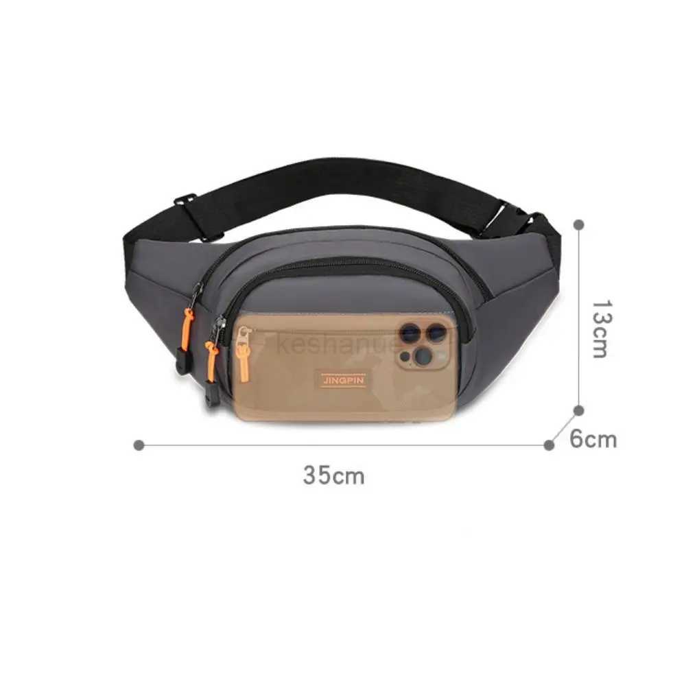 Casual Mens Chest Bag Handbag Lightweight Oxford Fabric Crossbody Shoulder Bag Stylish Mens Waist Packs Male Chest BagXJ240720