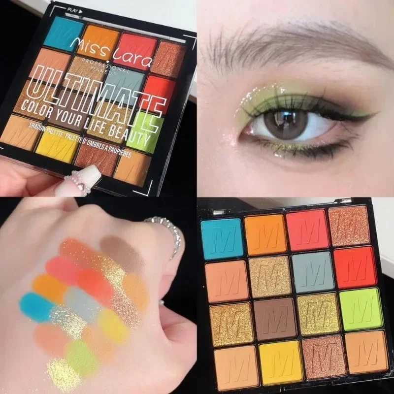 Professional Makeup Ultimate Shadow Palette Rich Color Eyeshadow 16 Stunning Shades for Lasting Colorful Cosmetic Glitter Matte zxx240720